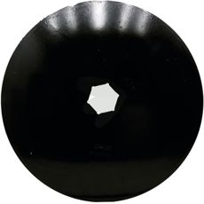 Glat tallerken Viviani med sekskants hul, Ø67mm og 3,5mm tykkelse til præcisionsarbejde.