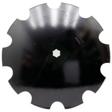 Tandet skive Viviani med sekskanthul, Ø92mm og 6mm tyk til kraftfuld jordbehandling.