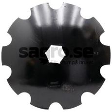 Tandet skive Spedo med sekskanthul Ø37mm, perfekt til effektiv jordforberedelse.