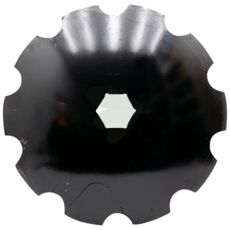 Tandet skive Spedo med firkanthul 41X41mm, ideel til intensiv jordbearbejdning.