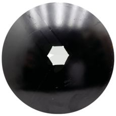 Glat skive Nardi med firkanthul 33X33mm og 5mm tyk, perfekt til jævn jordbearbejdning.