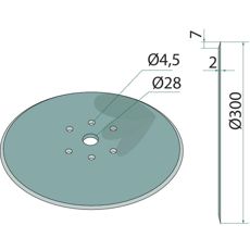 Skive 4.137.003, perfekt til at forbedre effektiviteten i landbrugsmaskiner.