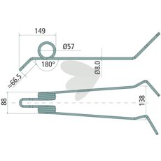 Efterharvstift 8 mm, en væsentlig del for at sikre smidig og effektiv jordbearbejdning.