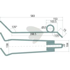 Efterharvstift 10 mm, designet til at optimere jordbearbejdning og øge udbyttet.