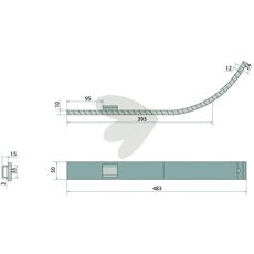 Skraber 633238, designet til at holde maskiner rene og effektive.