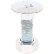 Skrue med møtrik M12x1,75x40-8.8, ideel til industrielle anvendelser.