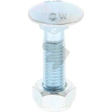 Skrue med møtrik M10x1,5x40-8.8, robust og pålidelig til alle projekter.