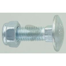 Skrue med møtrik M8x1,25x25-8.8, kompakte og egnede til trange rum.