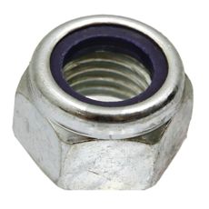 Sekskantet selvholdende møtrik M16x2 mm 10.9, perfekt til stabile og holdbare fastgørelser.