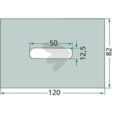 Skraberplade Kverneland, Maletti med flere i model 306631 til traktorer og landbrugsmaskiner.