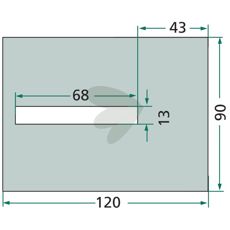 Skraberplade Kverneland, Maletti med flere 8007090, perfekt til landbrugets behov.