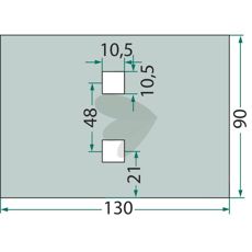 Skraberplade Lemken, artikel 3492001, lavet til robuste landbrugsapplikationer.