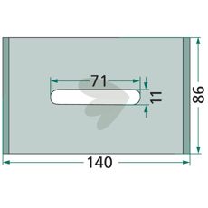 Niemeyer skraberplade i høj kvalitet, passer til flere maskiner.