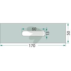 Robust Rabe skraberplade, ideel til langvarig brug.