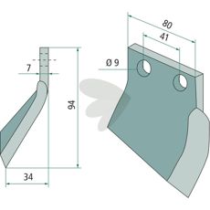 Rotorkniv Oosterlaan, effektivt værktøj til jordbearbejdning.