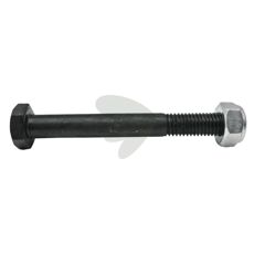 Skrue med møtrik M10x85 mm, 10.9, ideel til robuste konstruktioner og reparationer.