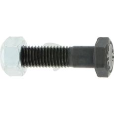 Målskrue med fæstemøtrik M12x50 mm, 10.9, perfekt til tunge montage og reparationer.