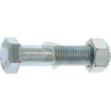 Skrue med fastmøtrik M20x2,5x90 mm, stærk og pålidelig til alsidige anvendelser.