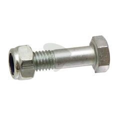 M8x1,25x30 mm skrue med låsemøtrik, sikker og holdbar til forskellige projekter.