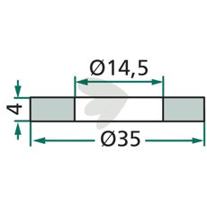 Afstandsskive Agrimaster og Agromec, sikrer maskinens effektivitet og ydeevne.