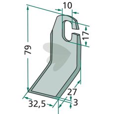 Kniv 1205200, designet til at optimere skæreevnen i havearbejde.