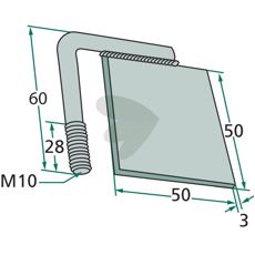 Luftplade, vigtig komponent til plæneklippere og andre haveværktøjer.