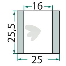 Ydre bøsning af høj kvalitet, model 02.807.01.