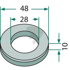 Shims til Dc008, perfekt for at justere og optimere maskinens ydeevne.