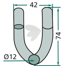 Schackel Epoke 42mm, holdbar og pålidelig til dine tunge løftbehov.