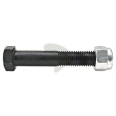 Skrue med møtrik 7/16"x63 mm, 8.8, robust til holdbare konstruktioner.
