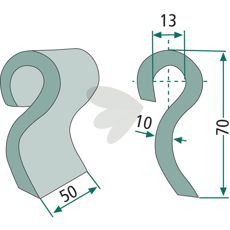 Slag for 945000901, robust og holdbart design for effektiv anvendelse i marken.