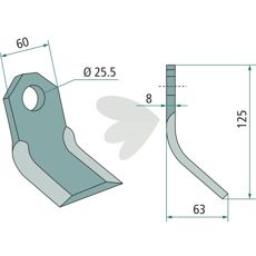 Y-slag 60X125mm til Breviglieri, øger produktiviteten markant.