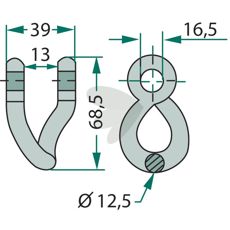 Sjækel fra Kuhn, pålidelig og holdbar til landbrugsudstyr.
