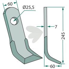 Y-slag fra Lagarde, designet til holdbarhed og effektivitet.