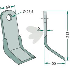 Kompakt Y-skær fra Lagarde, ideel til præcisionsarbejde.