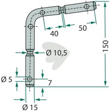 Skærebult til traktorer og landbrugsmaskiner, holdbar og pålidelig del.