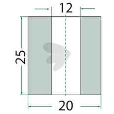 Aluminiumsbøsning, let og stærk, perfekt til landbrugs- og byggemaskiner.