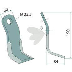 Y-hammer for Peruzzo, designet for optimale resultater i landbrug.
