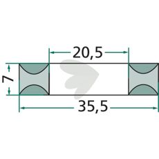 Låsering som passer til Perfect og Tünnißen, vigtig for sikker montering.