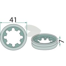 Støtteplade, afgørende for at sikre stabilitet i maskiner.