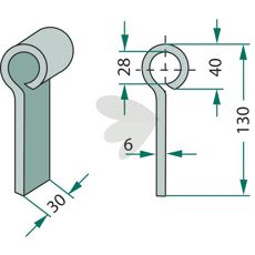 Mellemsjækel for at sikre stabilitet og styrke i maskiner.