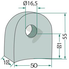 Beslag til Hammere, Græsslåning, ideelt til græsklipningsværktøjer.