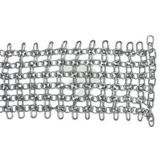 Kædemåtte 250 x 2000mm til robust beskyttelse inden for landbrug og industri.