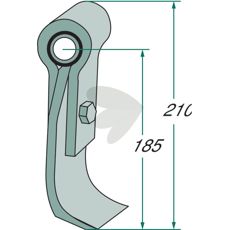Komplet slag med beslag, ideel løsning til landbrug og skovbrug.