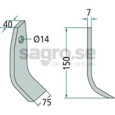 Slagkniv 40882300, høj kvalitet og holdbarhed til traktormaskiner.
