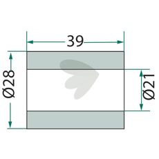 Bøsning 40881100, bygget til at tåle hårde forhold i landbrug.