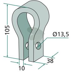 Beslag 49303000, beskytter og stabiliserer dit udstyr under arbejde.