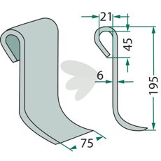 Slag 43122, en afgørende del for effektiv drift inden for landbrug og konstruktion.