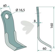 Y-hammer Nobili, hul 25,5mm, for pålidelighed og kvalitet.