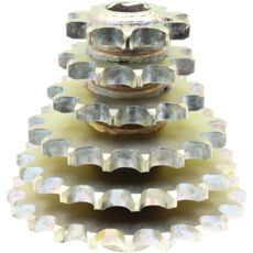 Seksfoldigt tandhjul, designet til at maksimere ydeevne i kraftoverførsel.